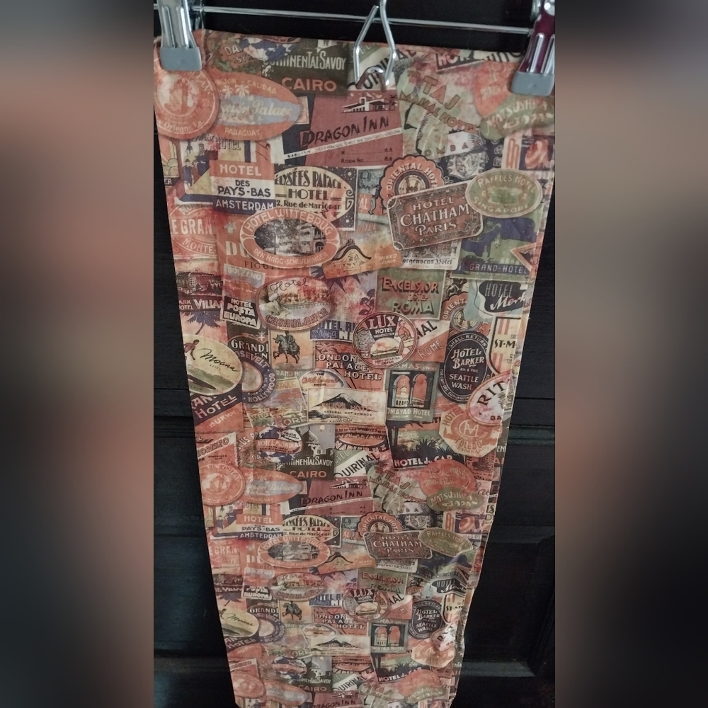 Travel Scarf With Hidden Zipper Pocket
